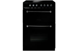 Rangemaster Kitchener Double Electric Cooker - Black.